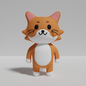Character Cute Cat 3D model