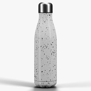 Stainless Steel Water Bottle Speckled Paint