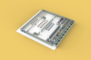ASSEMBLING WORKSHOP LINE FACTORY INDUSTRIAL FLOOR PLAN PRODUCTION