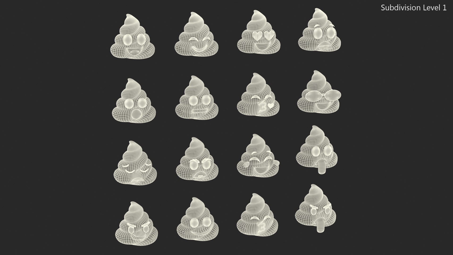 3D Poop Emoji Smiling Set model https://p.turbosquid.com/ts-thumb/Pq/ey7vd6/05/poopemojismilingset3dsmodel119/jpg/1635427011/1920x1080/fit_q87/0663f5ab181b6be78a29f242693fe397ea1a9f60/poopemojismilingset3dsmodel119.jpg