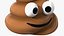 3D Poop Emoji Smiling Set model