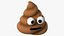 3D Poop Emoji Smiling Set model