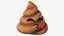 3D Poop Emoji Smiling Set model