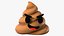 3D Poop Emoji Smiling Set model