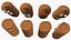 3D Poop Emoji Smiling Set model