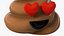 3D Poop Emoji Smiling Set model