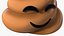 3D Poop Emoji Smiling Set model