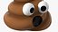 3D Poop Emoji Smiling Set model