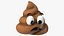3D Poop Emoji Smiling Set model