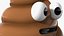 3D Poop Emoji Smiling Set model