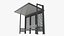 Urban Bus Station 3D model