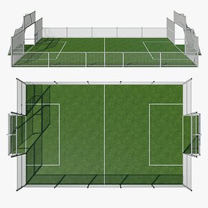 3D Soccer field
