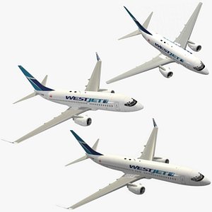 Boeing 737-600 / 700 / 800 WestJet Pack 3D model