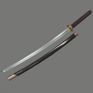 PBR Katana Japanese Sword Ver.1