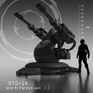 Sci-fi turret RTG-14