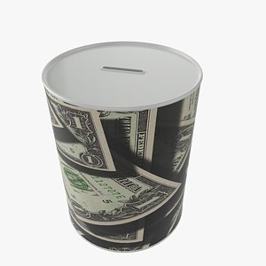 Dollar Money Box Tin