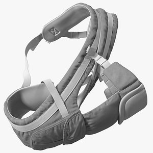 Hybrid Baby Carrier Grey Lying Position