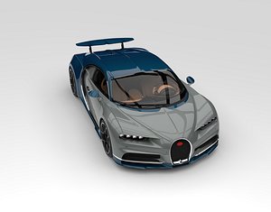 2016 Generic Chiron SuperCar 3D model