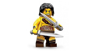 Lego Barbarian - Rigged Minifigure - 71002-1