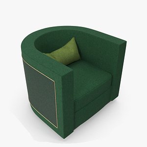 armchair swivel 3D model