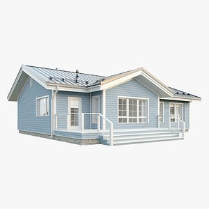 Cottage house K130 3D model