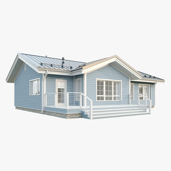 Cottage house K130 3D model