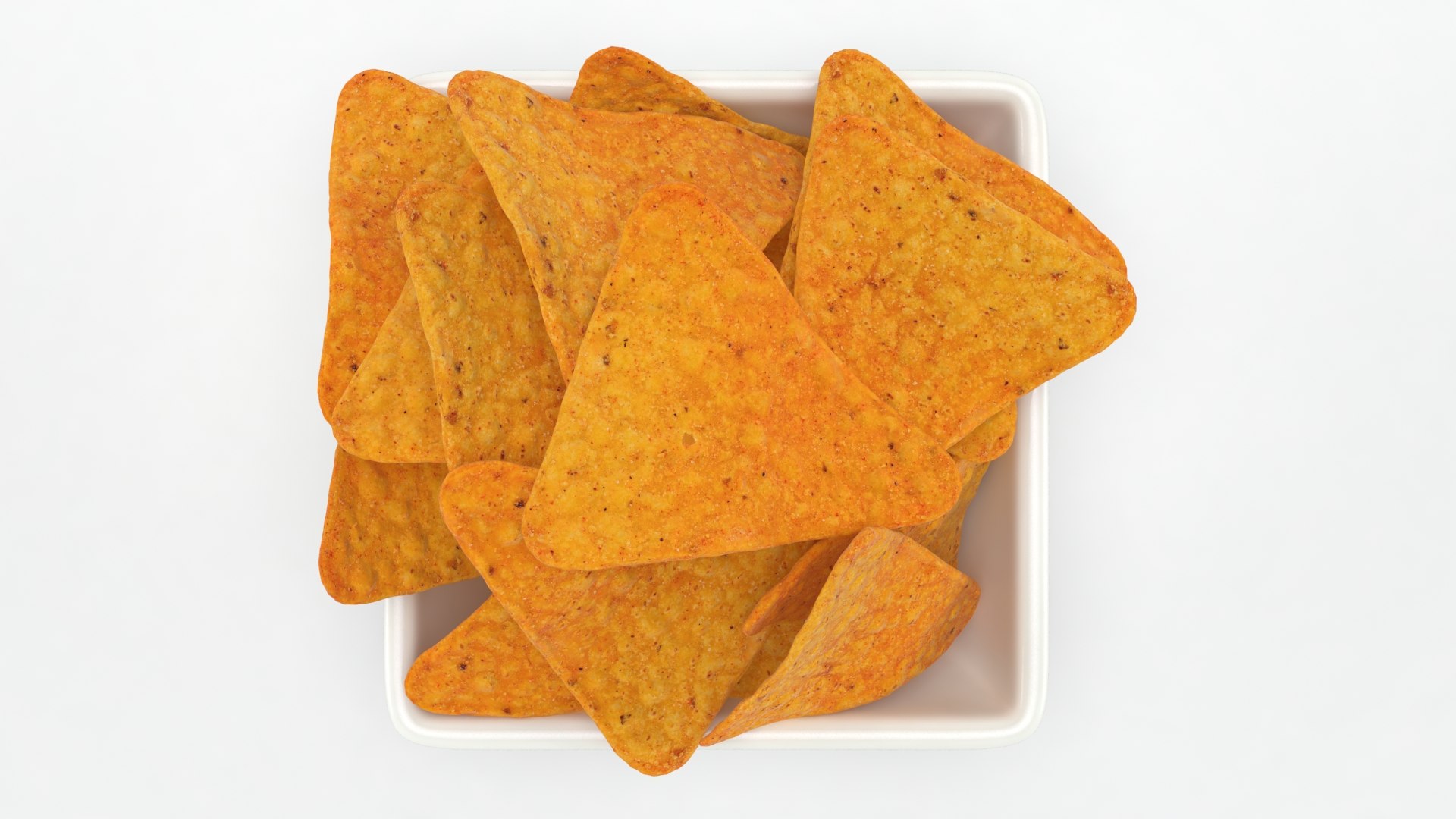 3D Nacho Cheese Doritos Chips Plate TurboSquid 1841260
