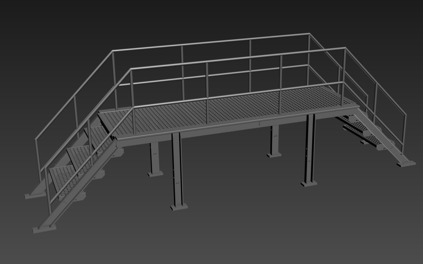Rolling ladder 3D model TurboSquid 1968654