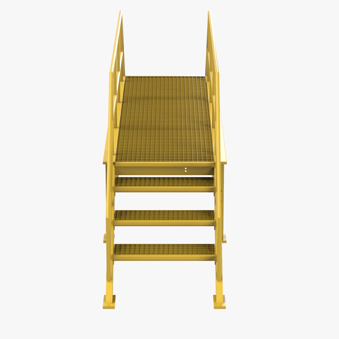 Rolling Ladder 3D Model TurboSquid 1968654