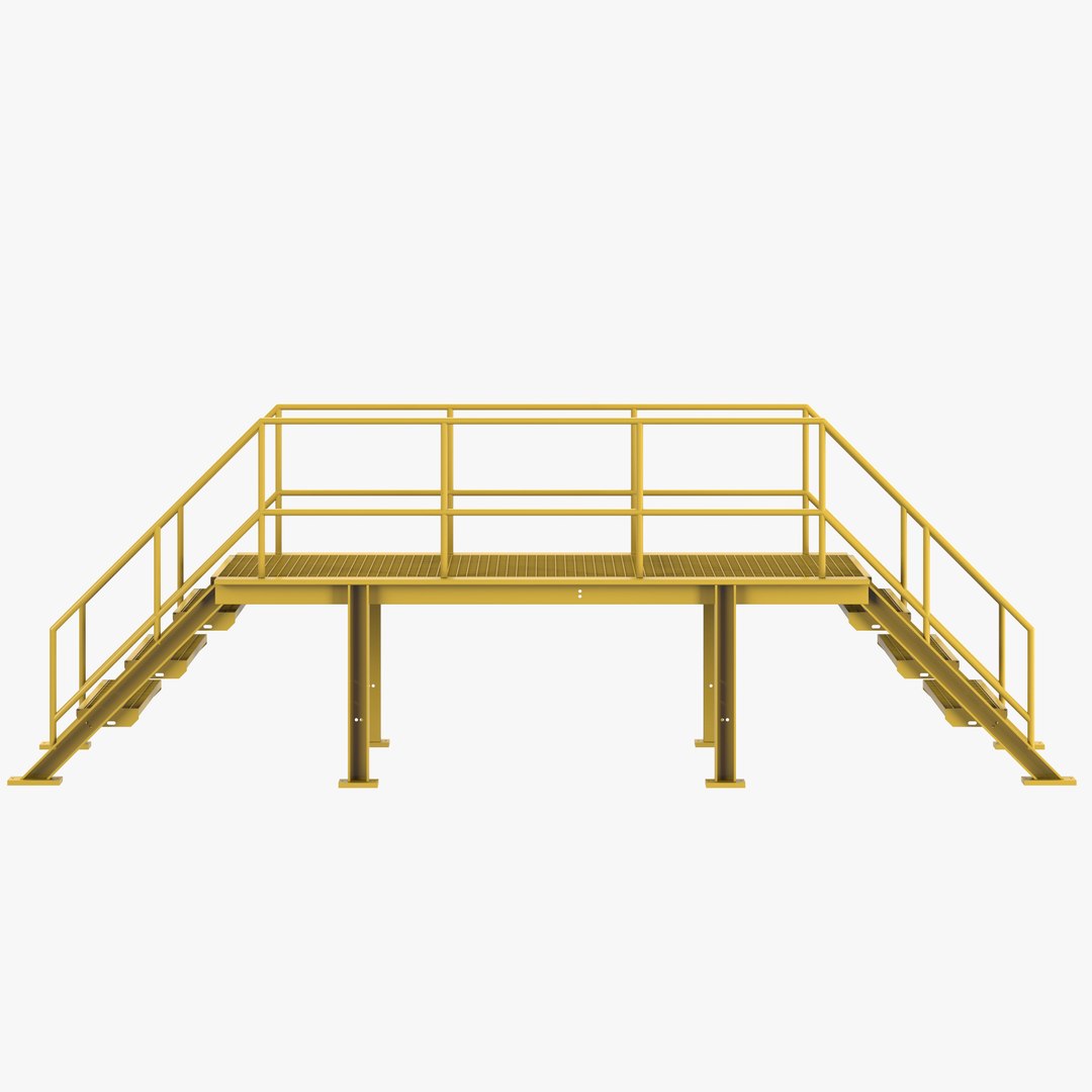 Rolling ladder 3D model TurboSquid 1968654