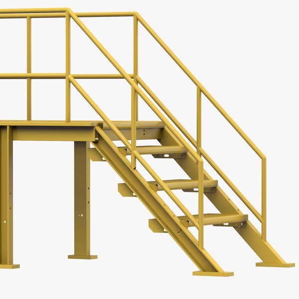 Rolling ladder 3D model TurboSquid 1968654
