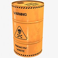 Radioactive Waste Barrel