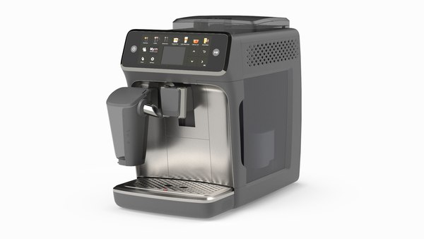 modelo 3d Cafetera espresso automática gris - TurboSquid 2259216