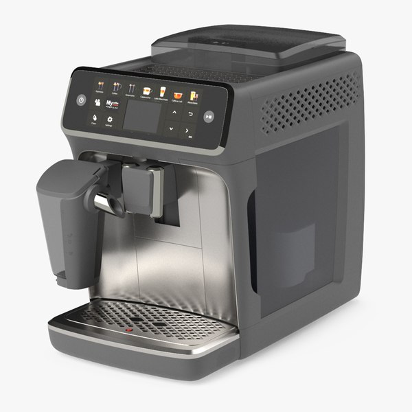 modelo 3d Cafetera espresso automática gris - TurboSquid 2259216