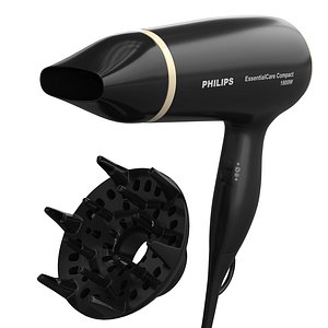 philips hair dryer bhd004 3D model