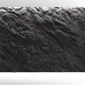 3D rock wall cliff