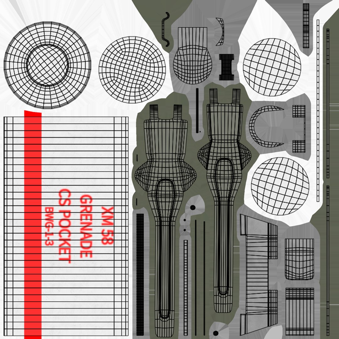 3D XM58 Riot Control Grenade Model - TurboSquid 2245126