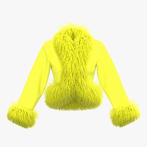 Feather jacket model