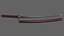 katana japan japanese 3D model