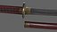 katana japan japanese 3D model