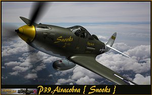 3d p39 airocobra fighter