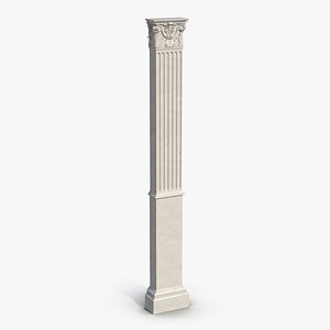 column corinthian greco roman 3d model