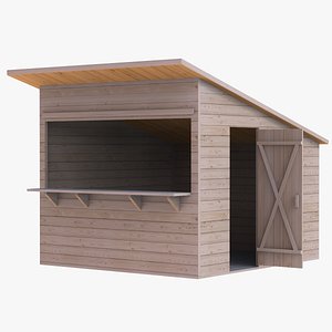 3D model Sales Kiosk