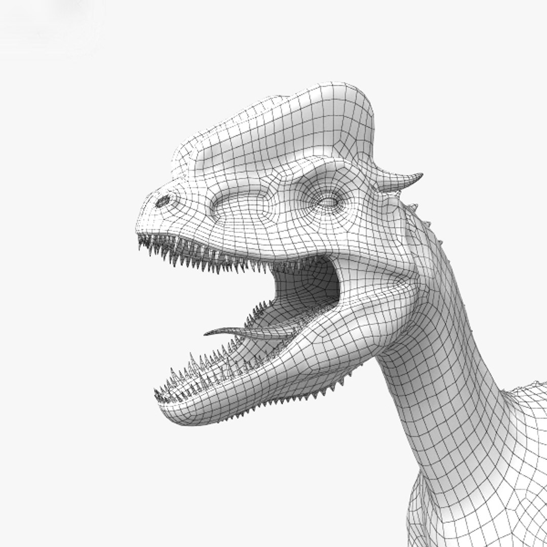 Dilophosaurus Dinosaurs 3D Model - TurboSquid 1492305