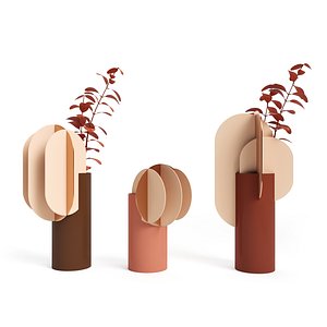 3D Gabo and Delaunay and Ekster vases CS7 by NOOM