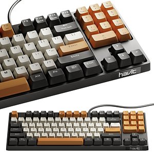 3D Mechanical keyboard model