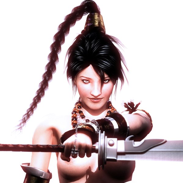 Woman Ninja 3d Models For Download Turbosquid