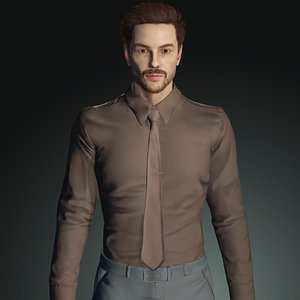 3D Cool Realistic Casual Guy model