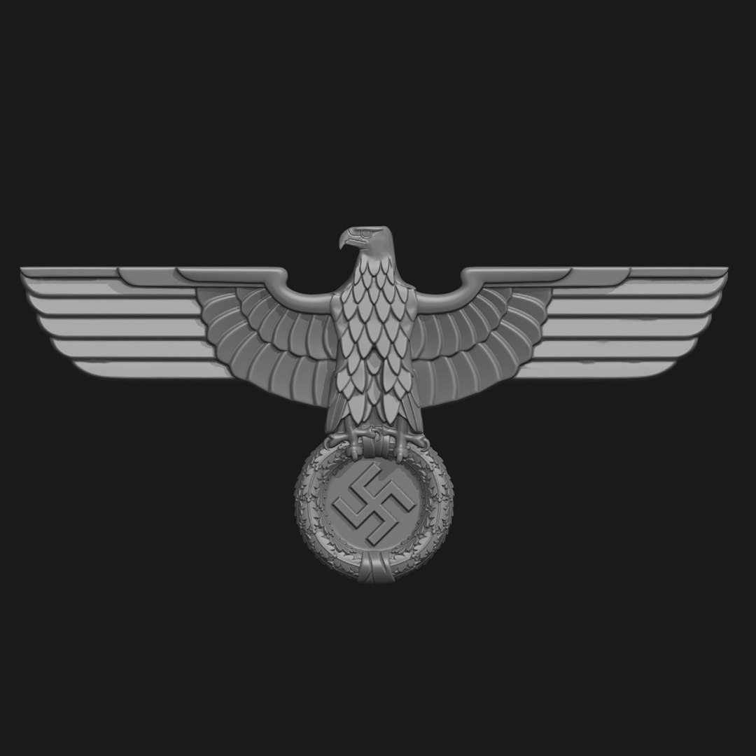 3D wwii badge eagle TurboSquid 1649216