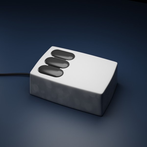 3D xerox alto computer mouse - TurboSquid 1571036